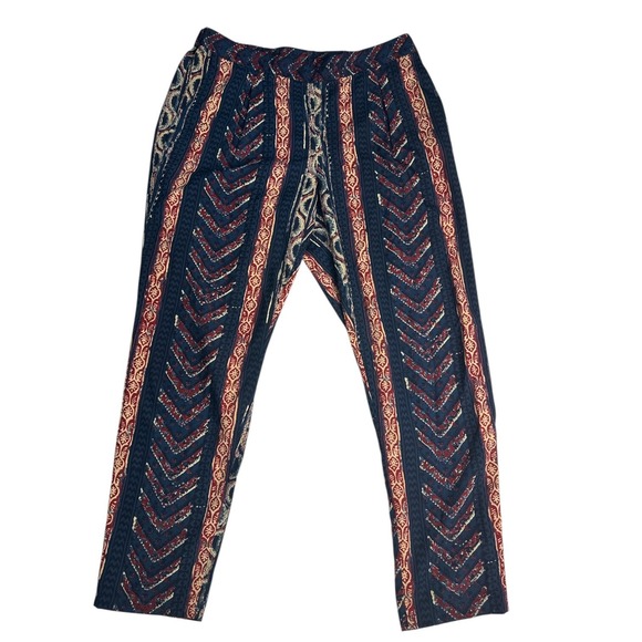 Lauren Ralph Lauren Pants - Lauren Ralph Lauren Pants 8P Aztec Print Elastic‎ Waist Pockets Lightweight